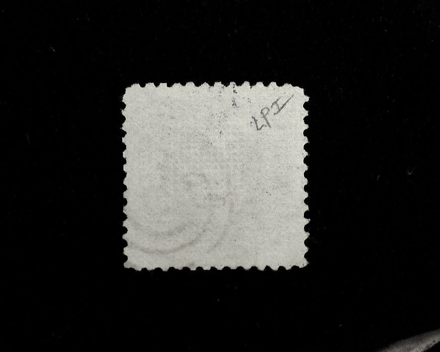 #115 Fresh stamp with Black Target cancel. Used VF US Stamp