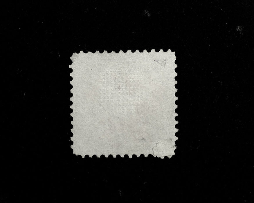 #116 Used Fresh stamp with Red Grid cancel. Corner crease. VF US Stamp