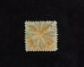 HS&C: US #116 Stamp Used Fancey geometric cork cancel. F