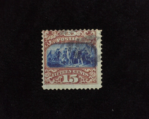 HS&C: US #119 Stamp Used Fresh stamp. F