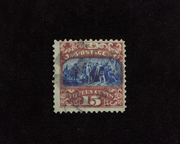 HS&C: US #119 Stamp Used Fresh stamp with faint cancel. F