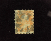 HS&C: US #100 Stamp Used Fresh stamp with segmented cork cancel. F