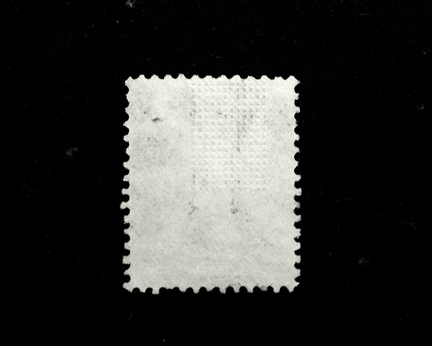 #100 Used Fresh stamp with segmented cork cancel. F US Stamp