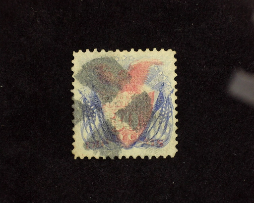 HS&C: US #121 Stamp Used Rich color. F/VF