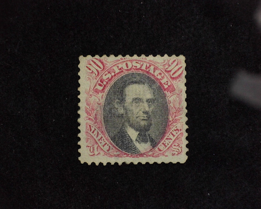 HS&C: US #122 Stamp Used Expertly removed cancel. Appears mint still yet great color. F+