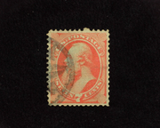 HS&C: US #136 Stamp Used Creases and thin. VF