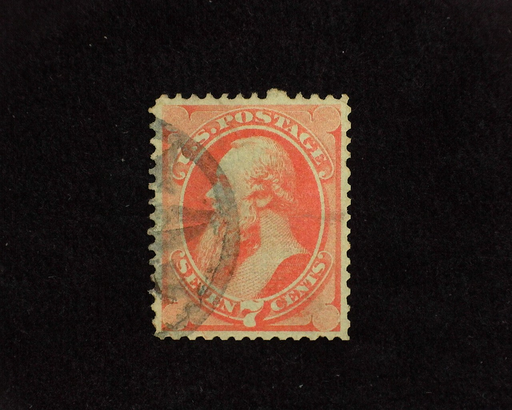 HS&C: US #136 Stamp Used Creases and thin. VF