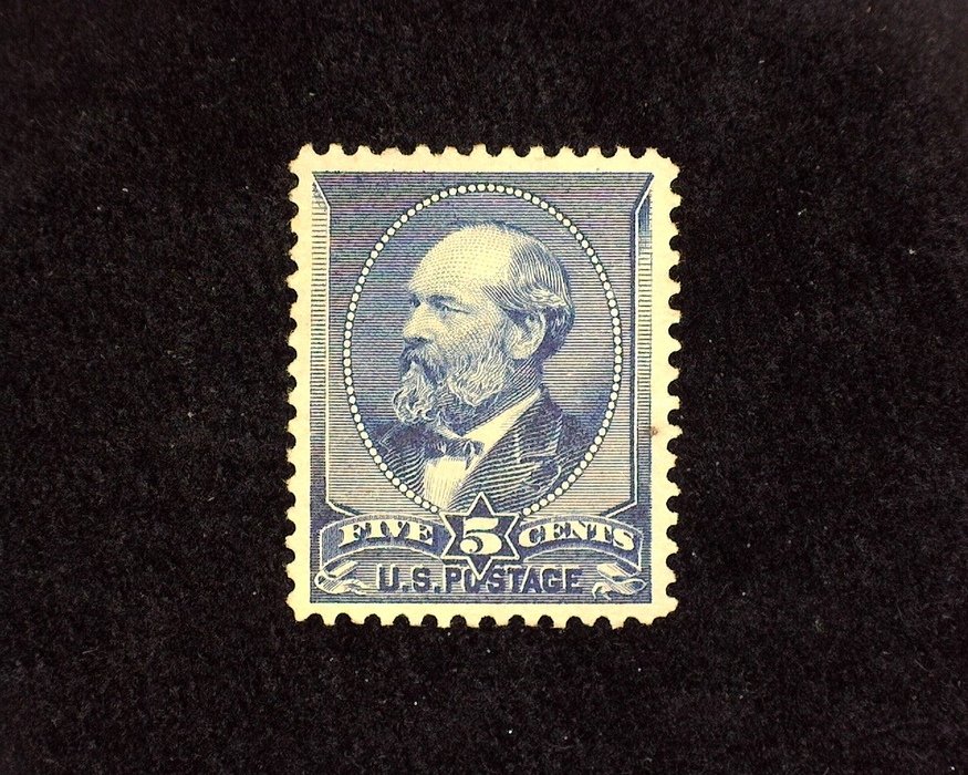 HS&C: US #216 Stamp Mint Unused. No gum stamp. Tiny pulp inclusion. XF