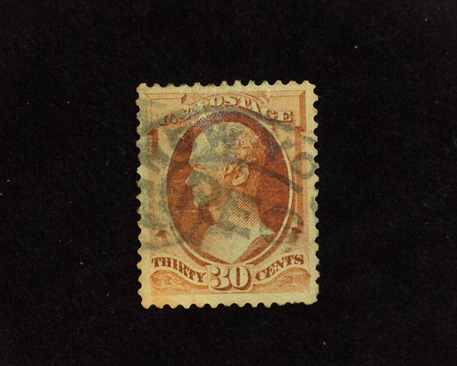 HS&C: US #217 Stamp Used Small faults. VF/XF
