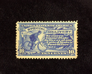 HS&C: US #E6 Stamp Mint Perf stains. F/VF H