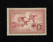 HS&C: US #RW2 Stamp Mint Fresh. F/VF LH