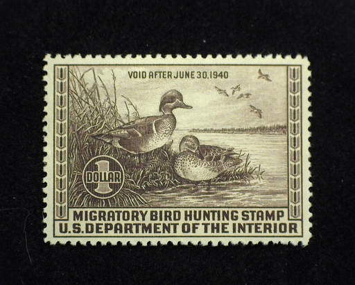HS&C: US #RW6 Stamp Mint VF/XF LH