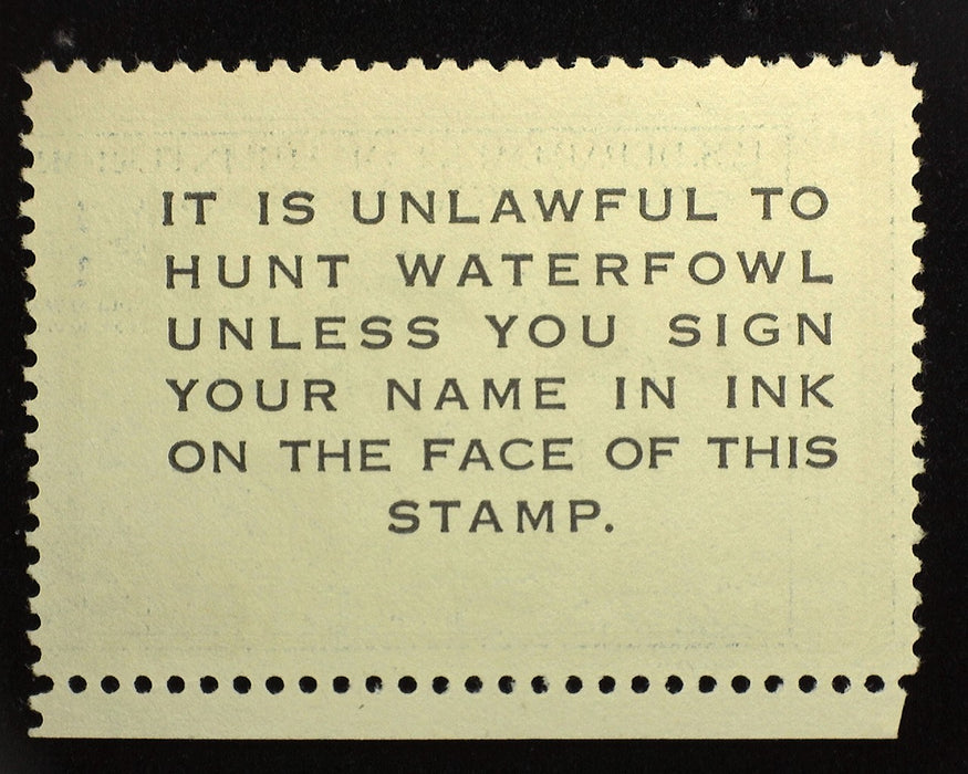 #RW15 Mint No gum. XF/S US Stamp