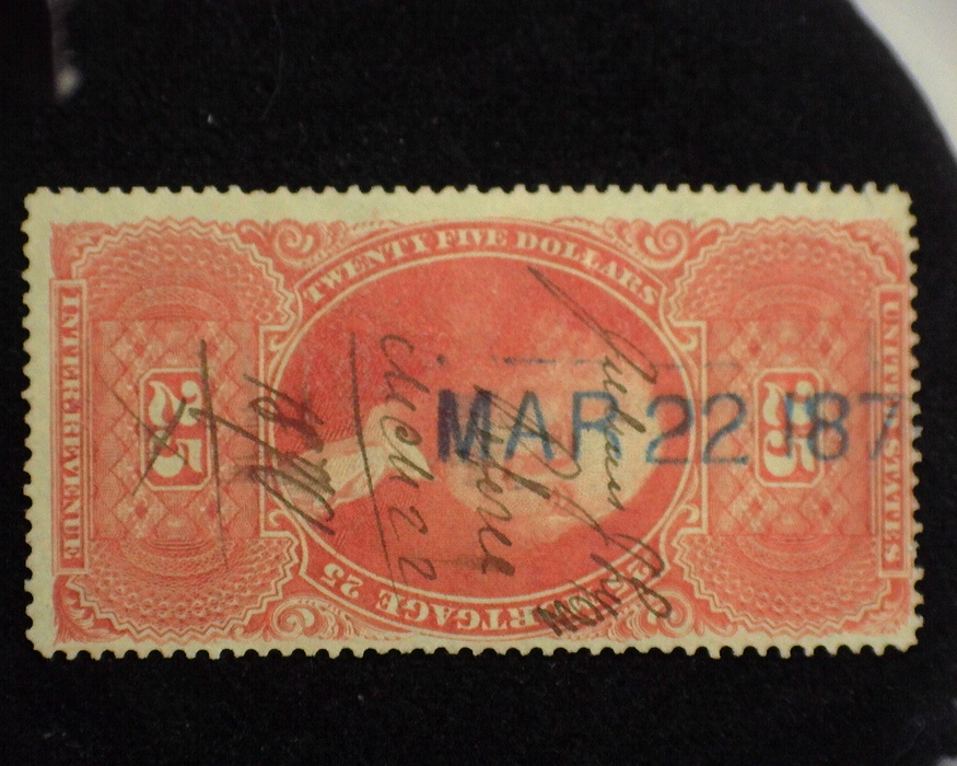 HS&C: US #R100c Stamp Used Bright color. F