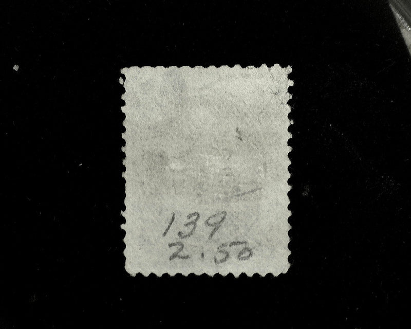 #139 Used Faults. VF US Stamp