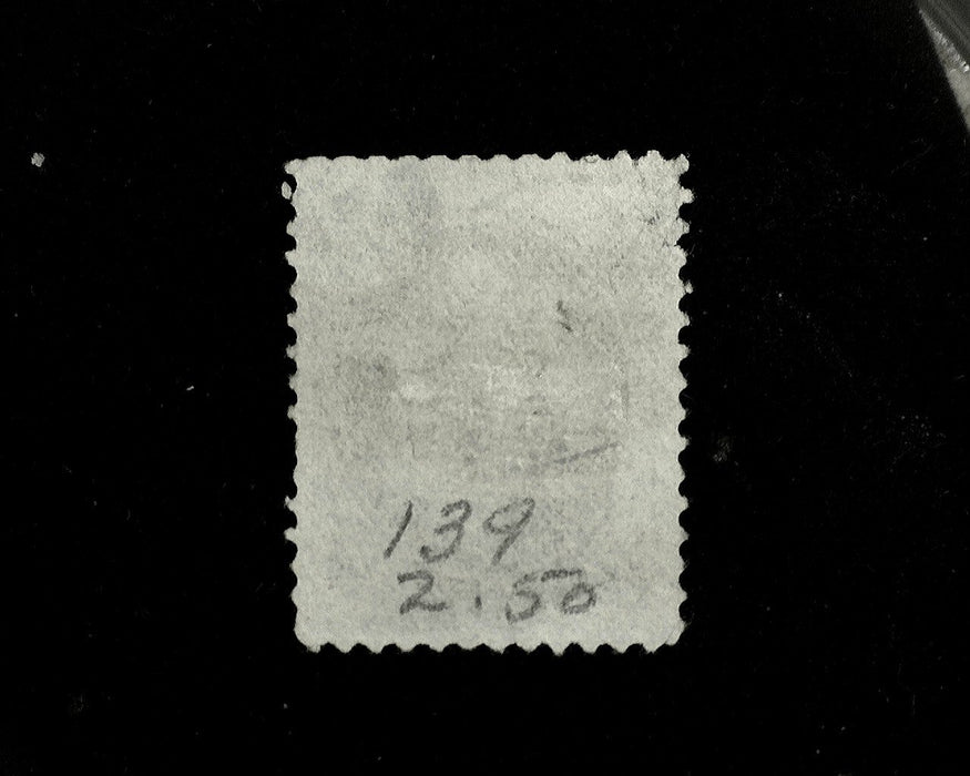 #139 Used Faults. VF US Stamp