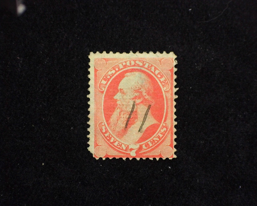 HS&C: US #138 Stamp Used Tiny perf tear and rounded corner. F