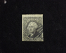 HS&C: US #17 Stamp Used Vertical crease. F