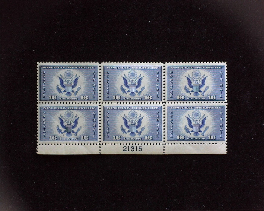 #CE1 MNH 16 cent Airmail Special Delivery plate block VF US Stamp
