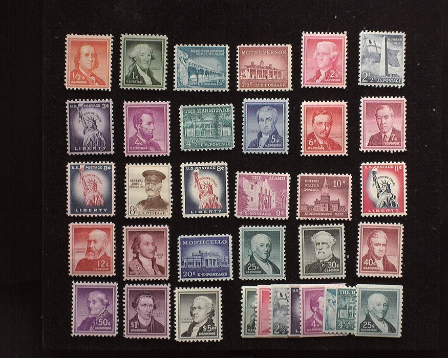 #1030-1059 MNH 1954 issue Choice set F/VF US Stamp