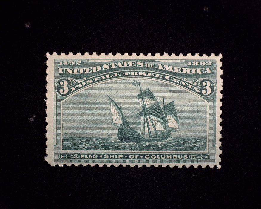 #232 MNH 3 cent Columbian F/VF US Stamp