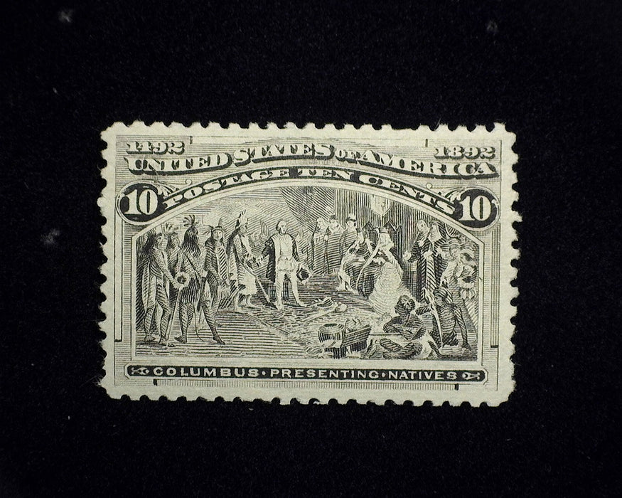 #237 10 Cent Columbian Fresh. Mint Vf/Xf NH US Stamp