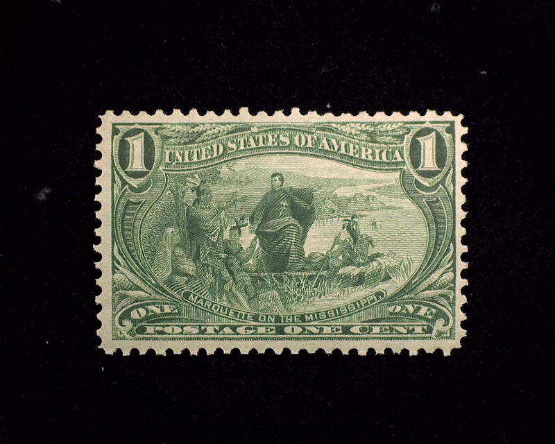 #285 1c Trans Mississippi Mint VF NH - US Stamp