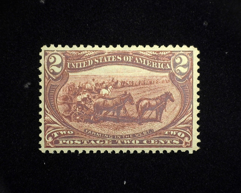 #286 2c Trans Mississippi Choice. Mint Vf/Xf NH - US Stamp