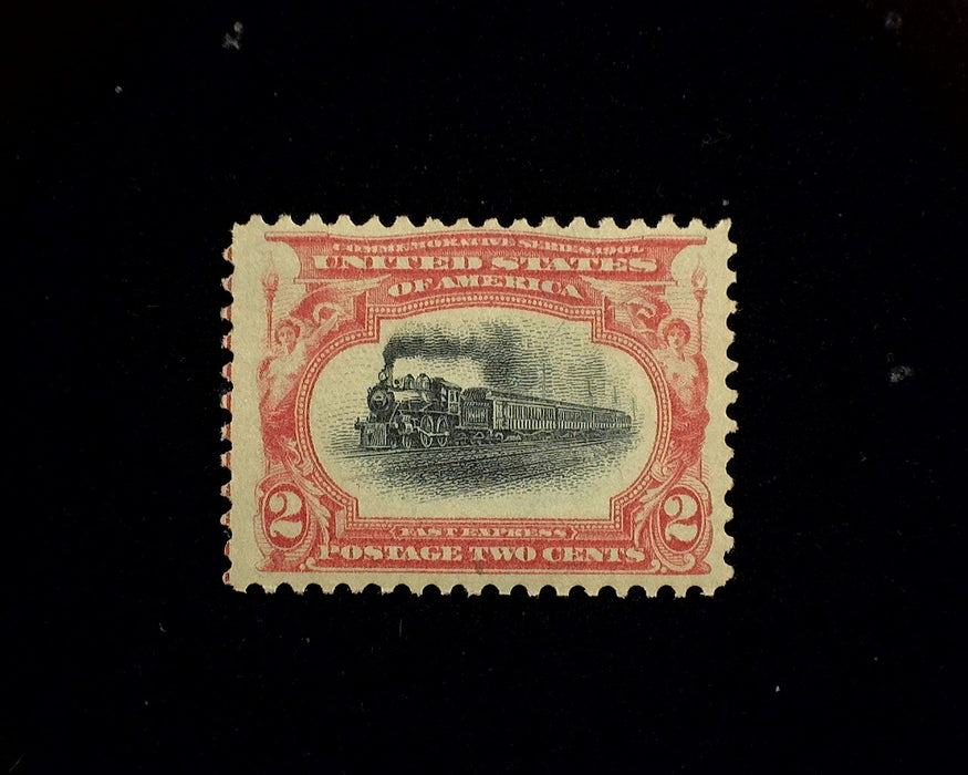 #295 2 cent Pan American Mint F/VF LH US Stamp