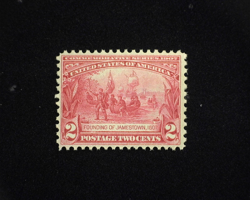 #329 2c Jamestown Mint VF NH - US Stamp