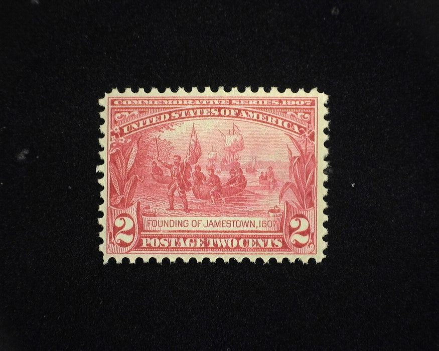 #329 2 cent Jamestown Mint VF NH US Stamp