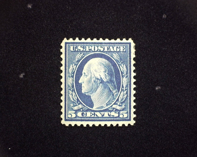 #335 5c Washington Fresh rich color. Mint XF LH - US Stamp