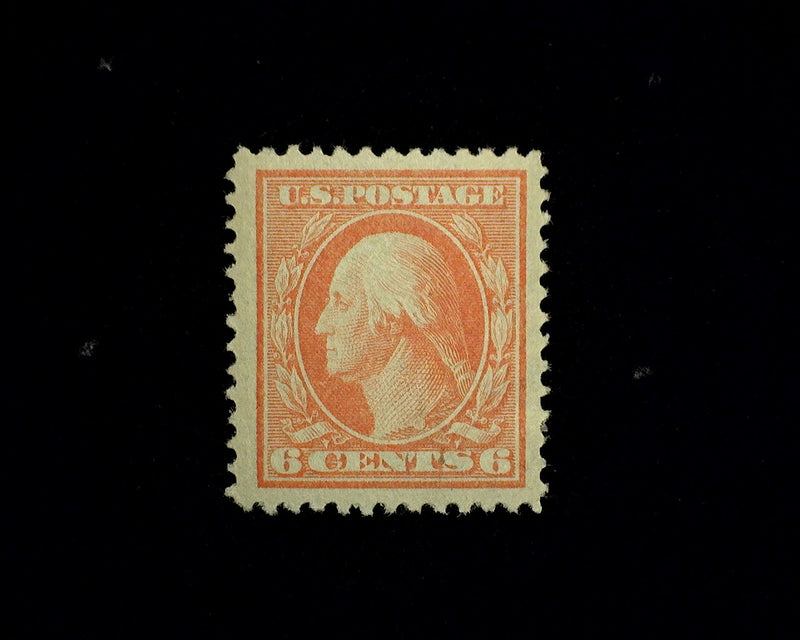 #336 6c Washington Choice large margin stamp. Mint XF LH - US Stamp