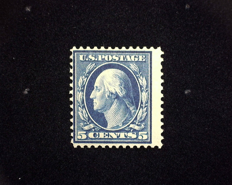 #378 5c Washington Mint F LH  - US Stamp