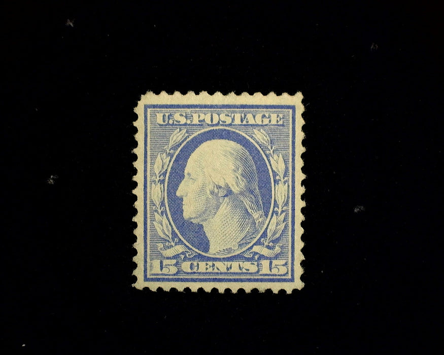 #382 15c Washington Small gum skip. Mint Vf/Xf NH US Stamp