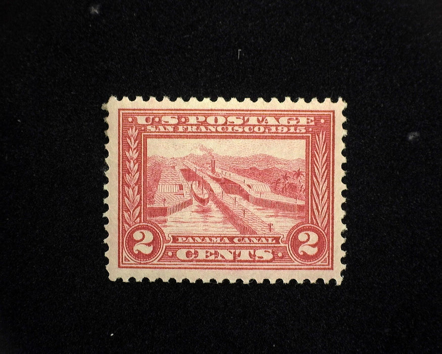 #398 2c Panama Pacific Fresh and choice. Mint XF NH US Stamp