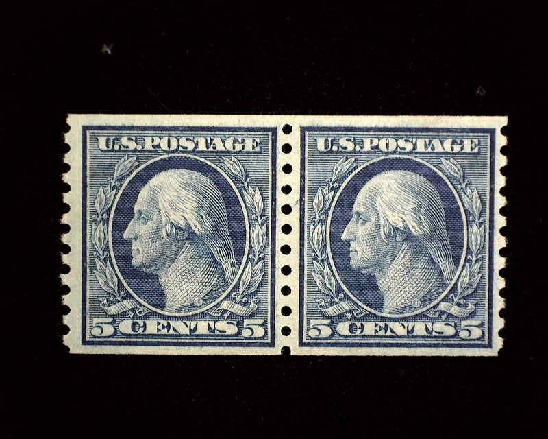 #458 MLH Choice pair Vf/Xf US Stamp