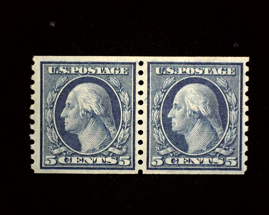 #458 MLH Choice pair Vf/Xf US Stamp