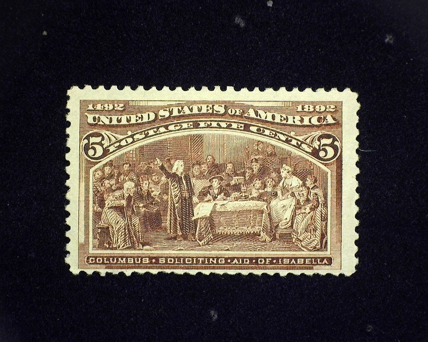 #234 MNH 5 cent Columbian. F US Stamp