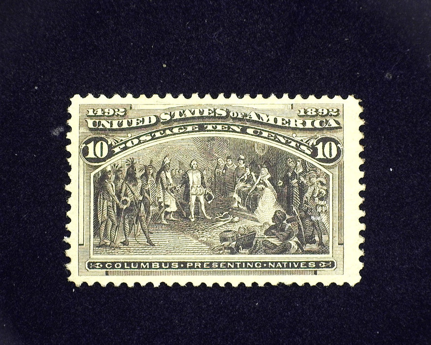 #237 MNG 10 cent Columbian. No gum. Vf/Xf US Stamp