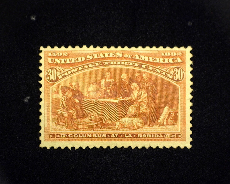 #239 MH 30 cent Columbian. F/VF US Stamp