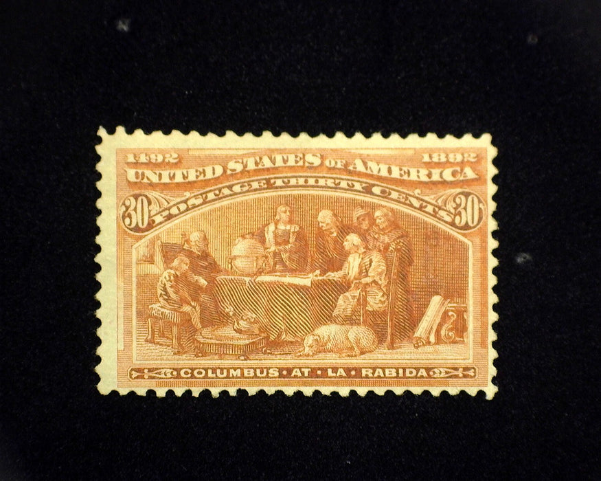 #239 MH 30 cent Columbian. F US Stamp