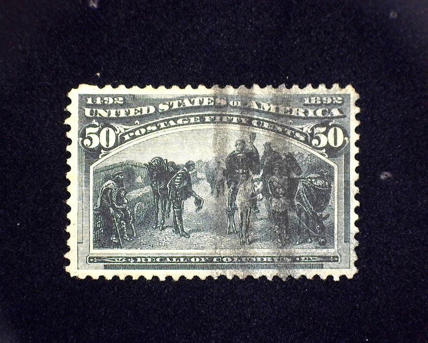 #240 50 Cent Columbian. Used Vf/Xf US Stamp