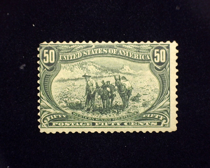 #291 50c Trans Mississippi. Mint F H - US Stamp