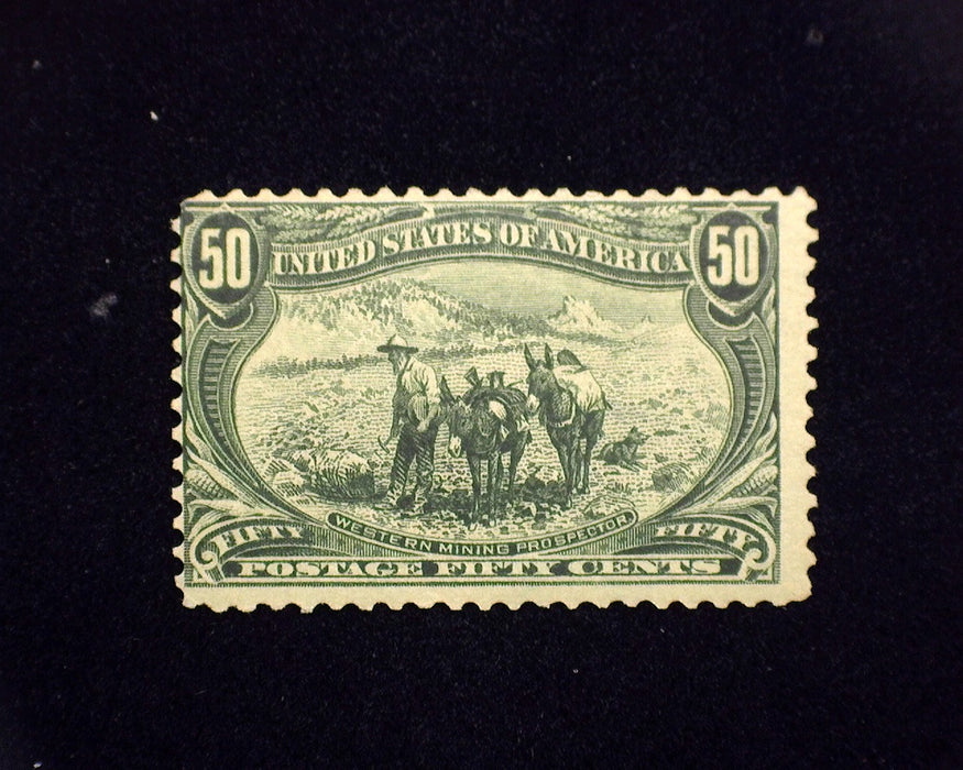 #291 50 cent Trans Mississippi. Mint F H US Stamp