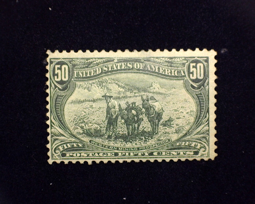 #291 MH 50 cent Trans Mississippi. F US Stamp