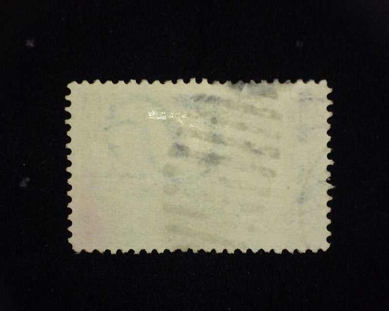 #291 Used 50 cent Trans Mississippi. Pin head thin. F US Stamp
