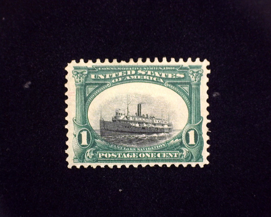 #294 MLH 1 cent Pan American. Vf/Xf US Stamp