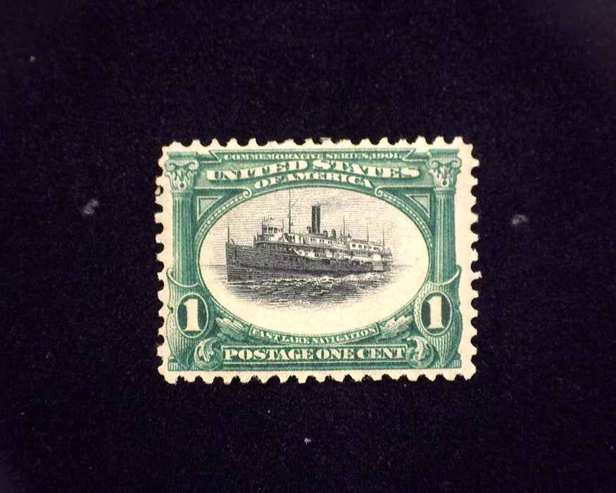 #294 MH 1 cent Pan American. F/VF US Stamp