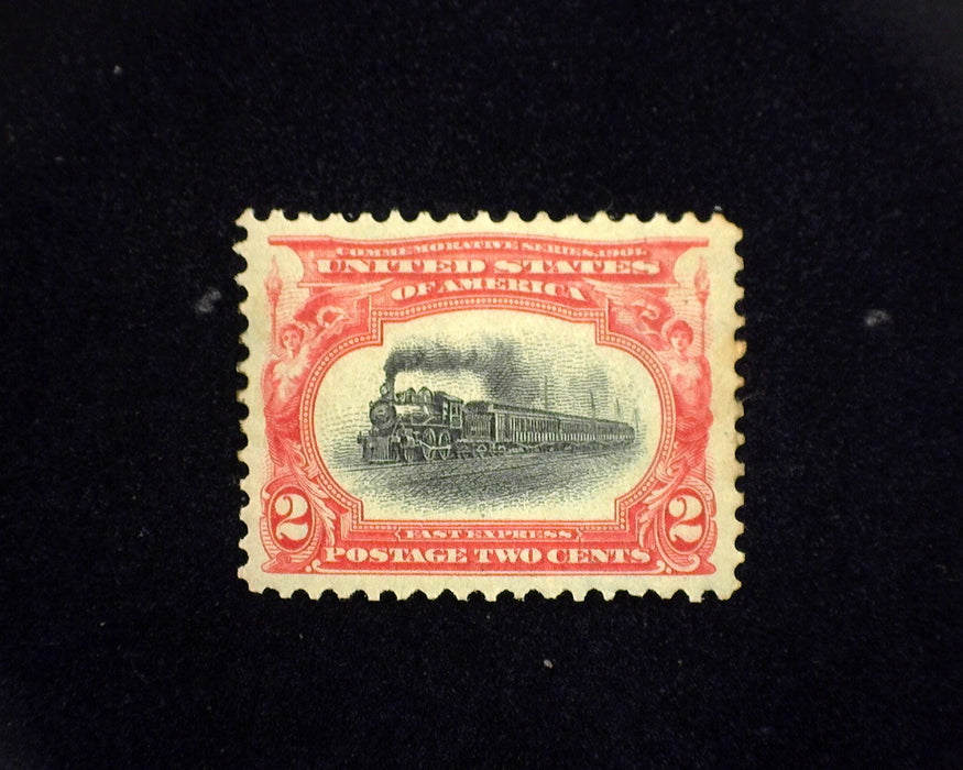 #295 MLH 2 cent Pan American. XF US Stamp